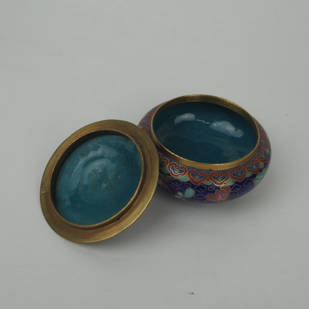 Cloisonné Small Lidded Dish