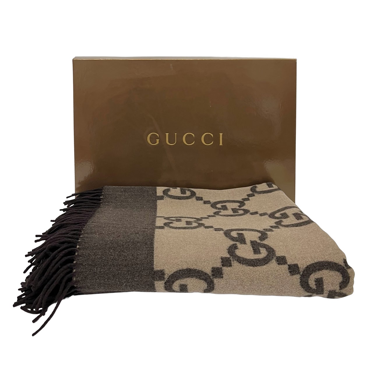 Gucci GG Fringe Blanket