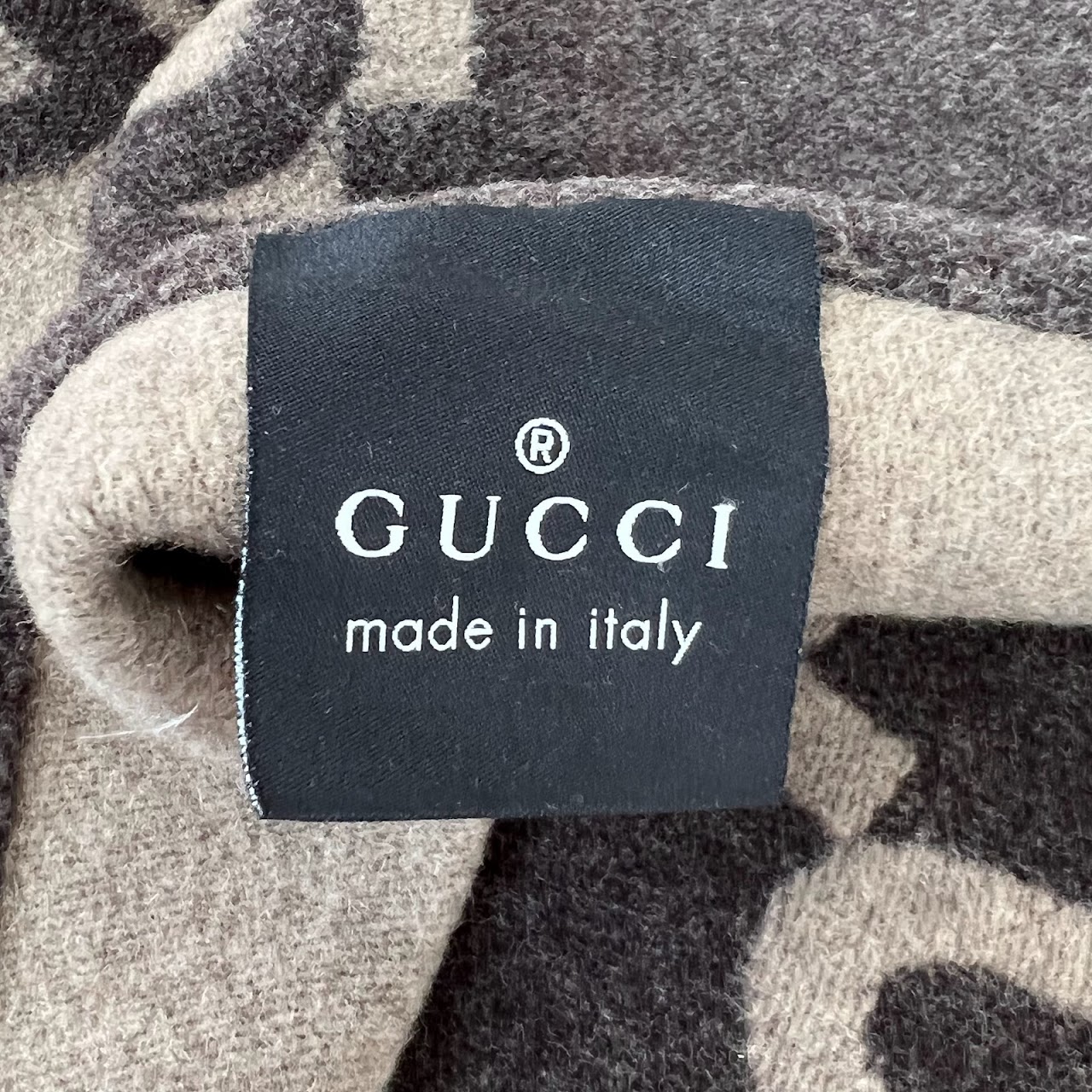 Gucci Wool and Cashmere Throw Blanket