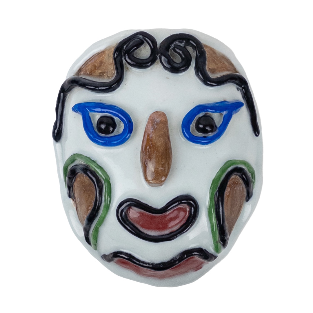 Handmade Deco Inspired Ceramic Mask