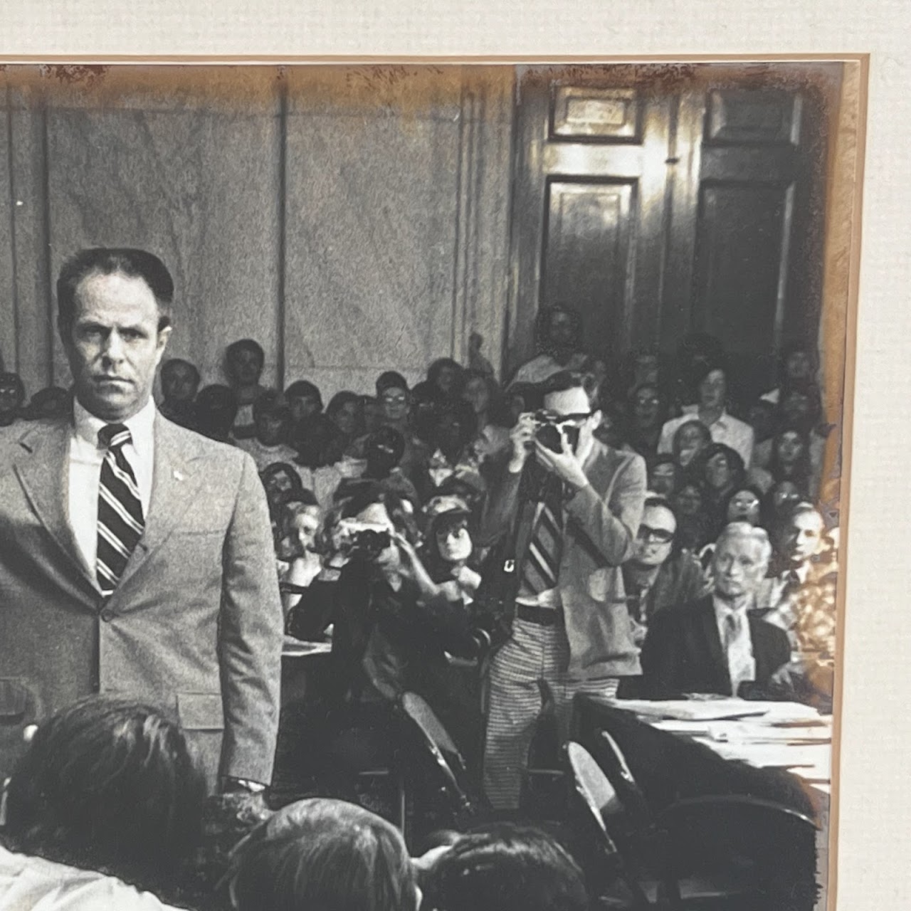 H.R. Halderman Watergate Swearing in Photograph