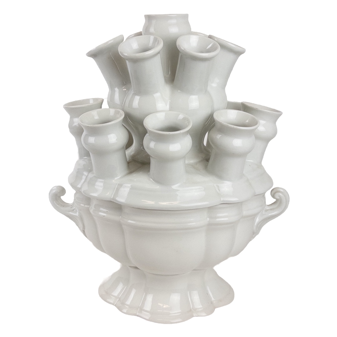 Este Ceramiche Tulipiere Pedestal Vase