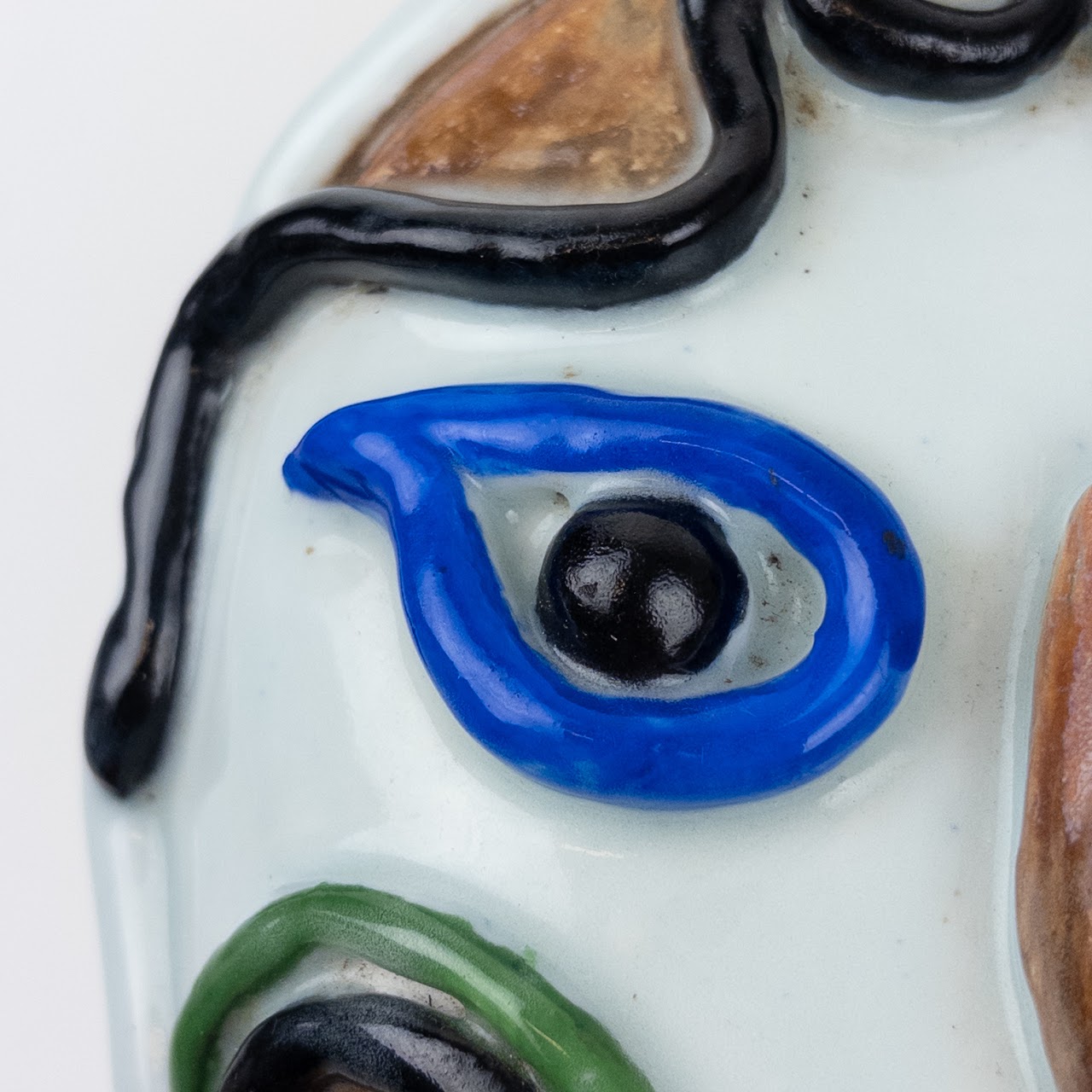 Handmade Deco Inspired Ceramic Mask