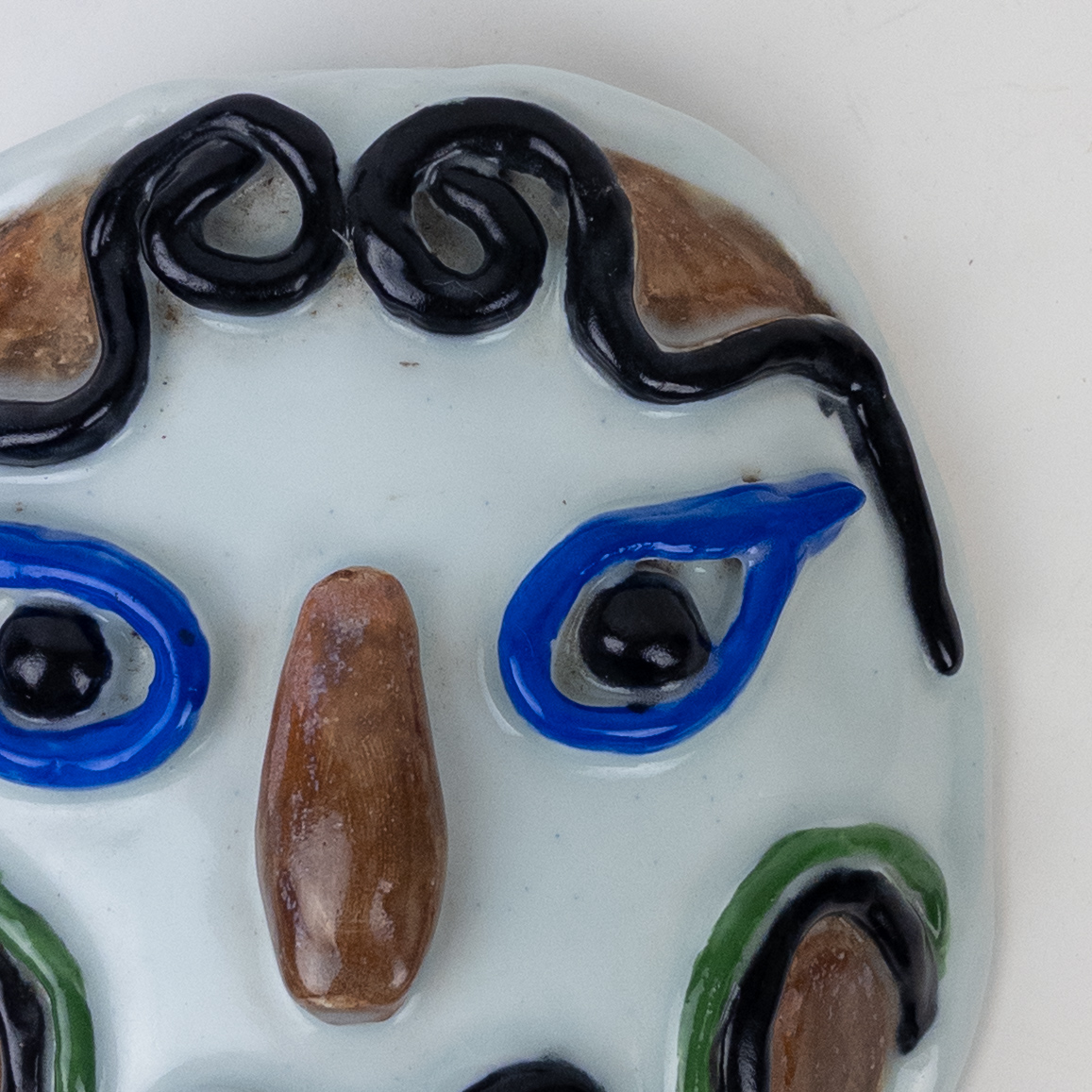 Handmade Deco Inspired Ceramic Mask