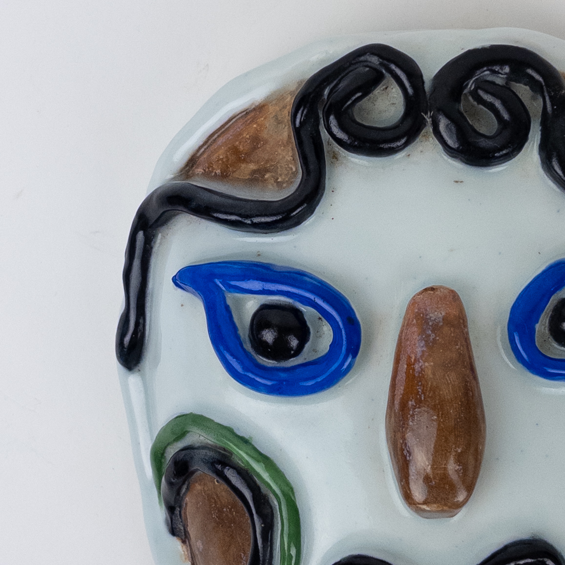 Handmade Deco Inspired Ceramic Mask