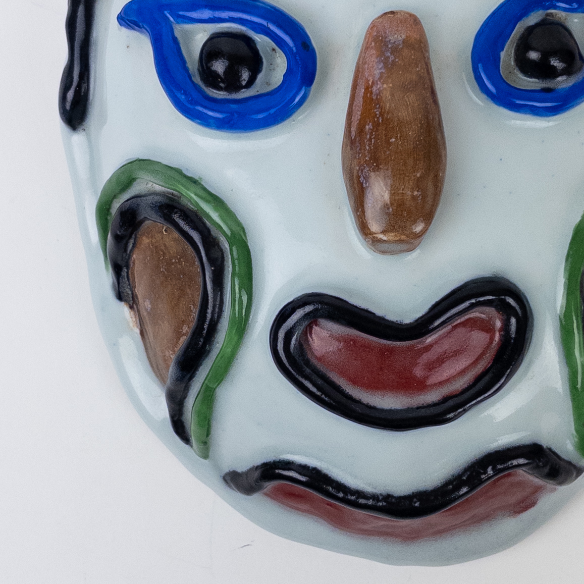 Handmade Deco Inspired Ceramic Mask