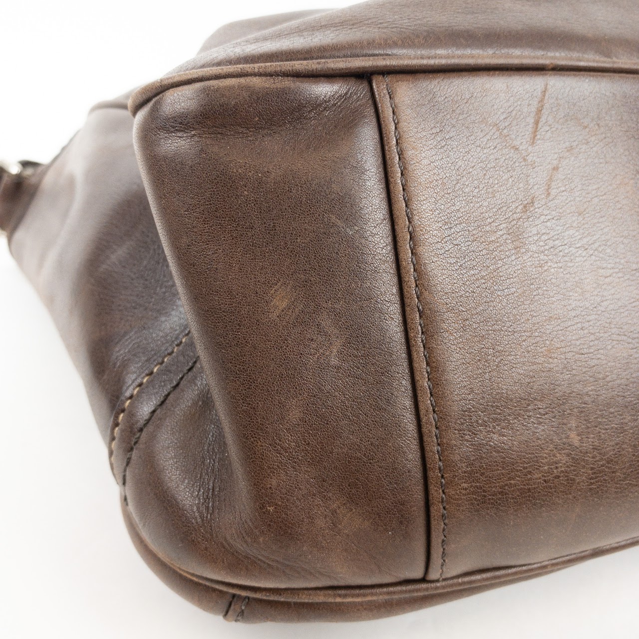 Coach Leather Messenger Bag