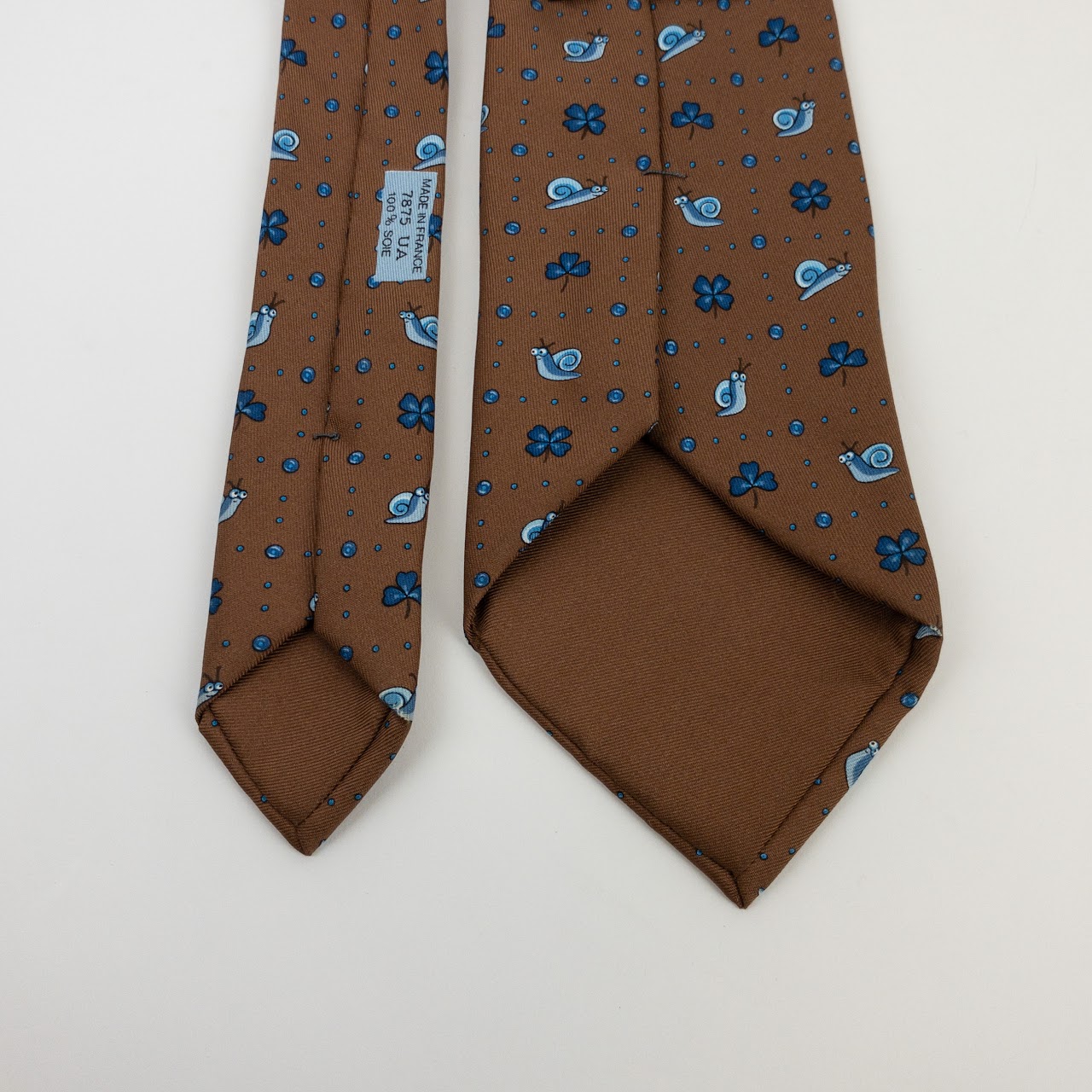 Hermès Silk Snail Tie