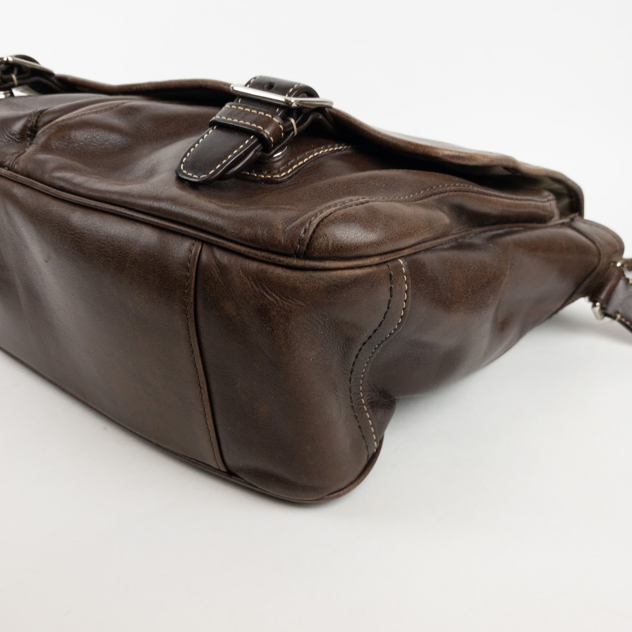 Coach Leather Messenger Bag