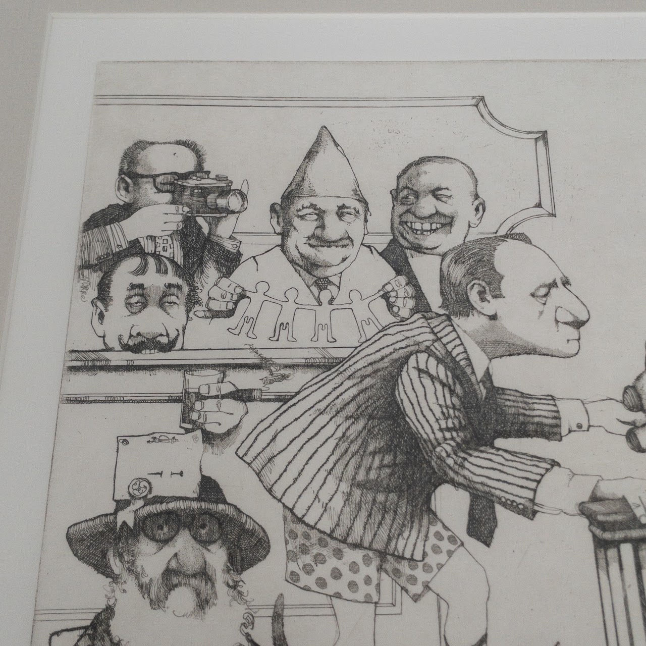 Charles Bragg 'Sanity Hearing' Signed Etching