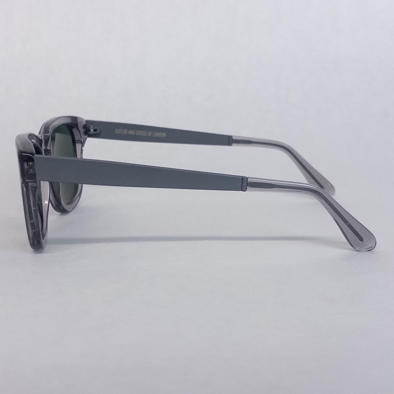 Cutler and Gross Transparent Smoke Sunglasses