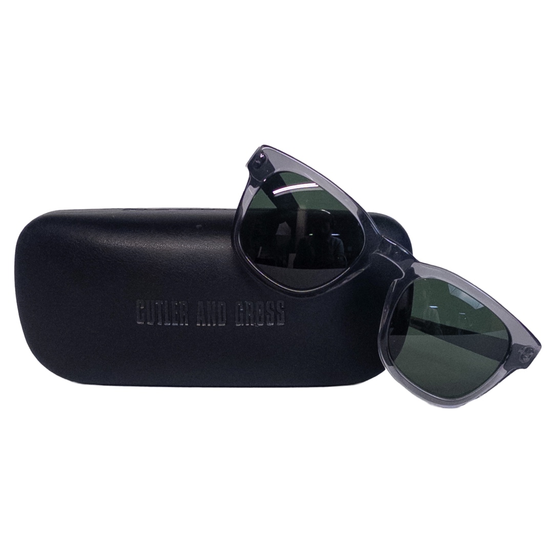 Cutler and Gross Transparent Smoke Sunglasses