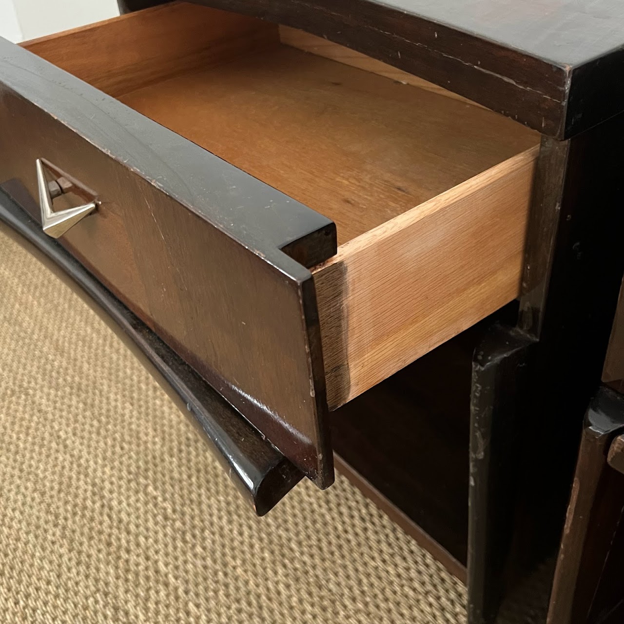 Mid-Century Mahogany End Table Pair