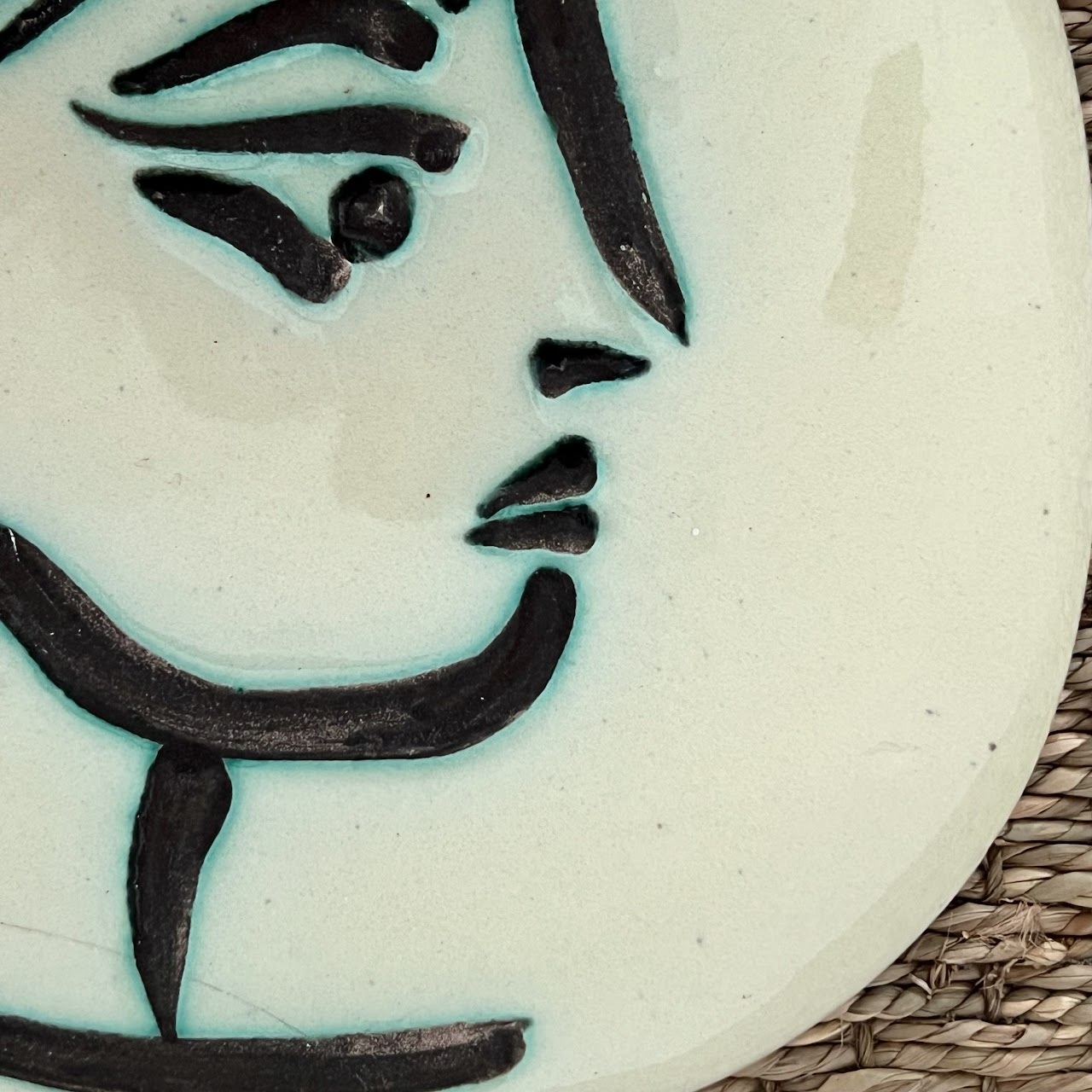 Pablo Picasso Madoura Ceramic 'Profil de Jacqueline'