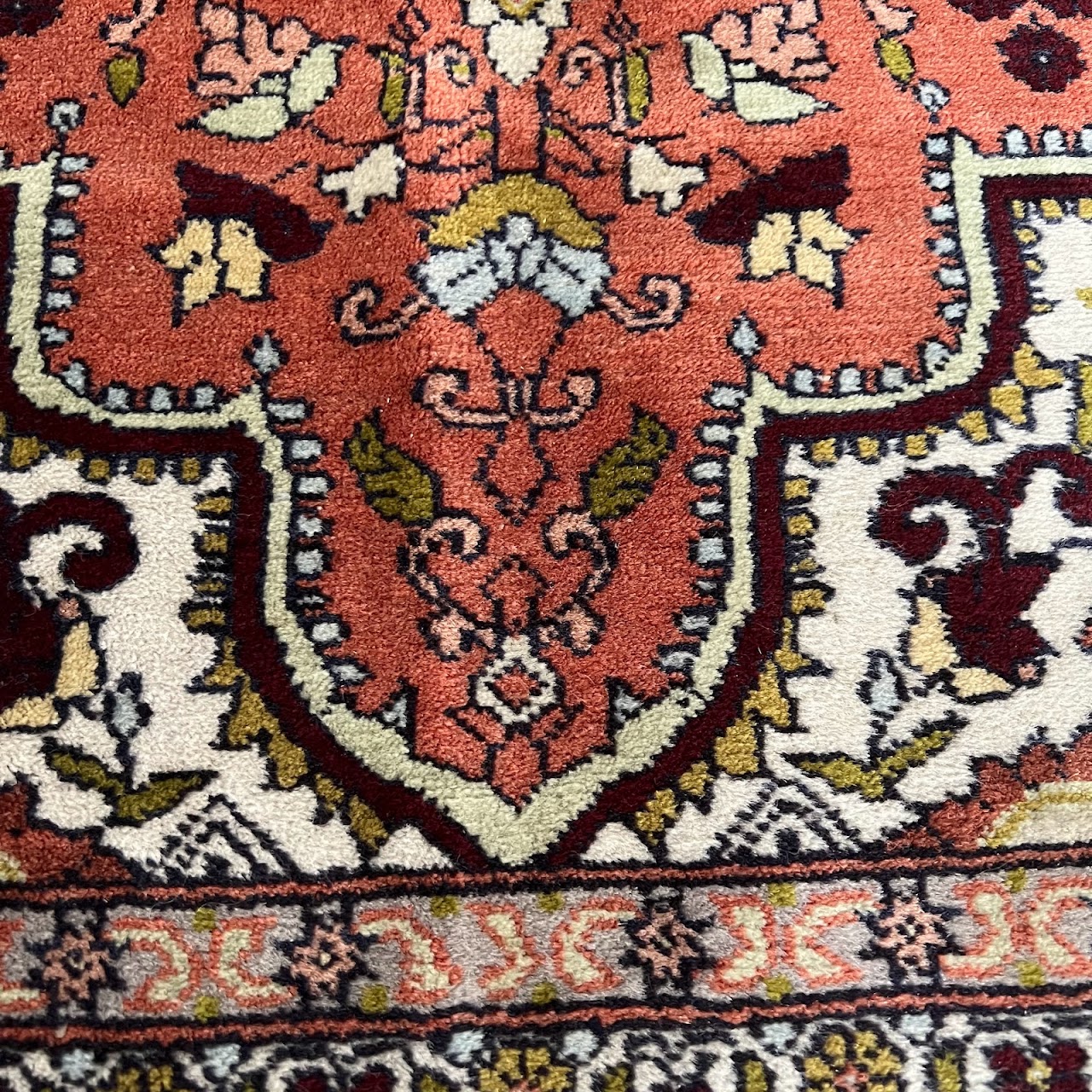 Wool Floral Area Rug