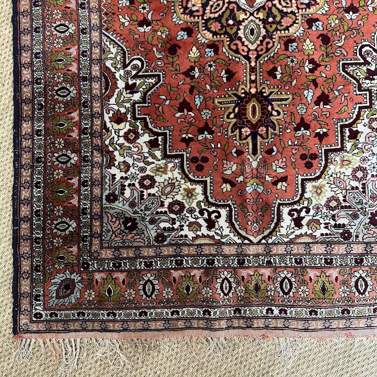 Wool Floral Area Rug