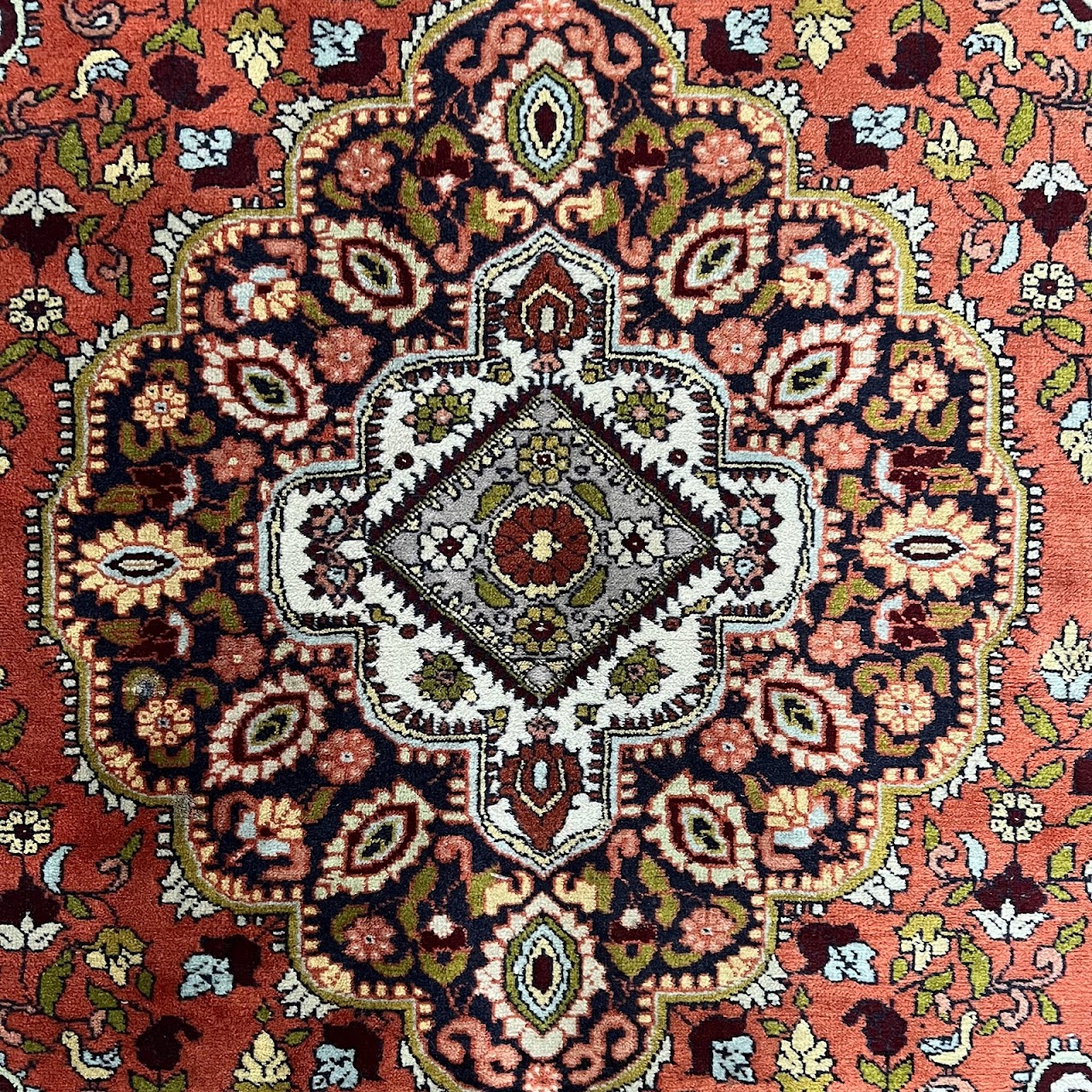 Wool Floral Area Rug