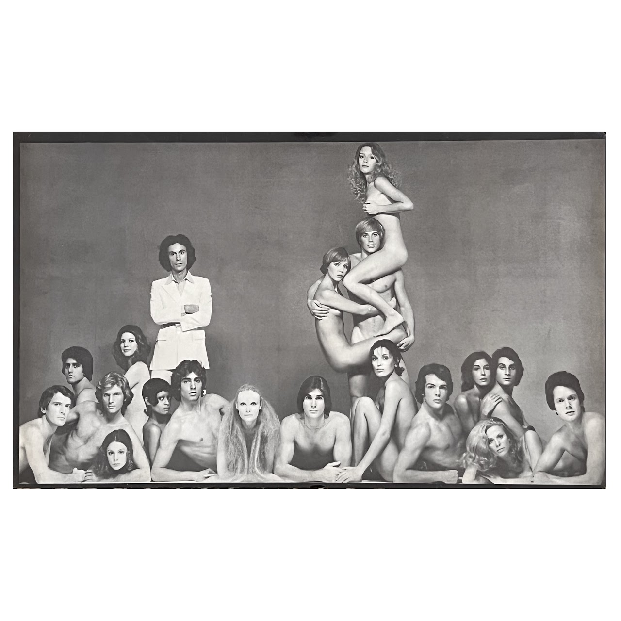 1970s Nude Performance Troupe Photograph