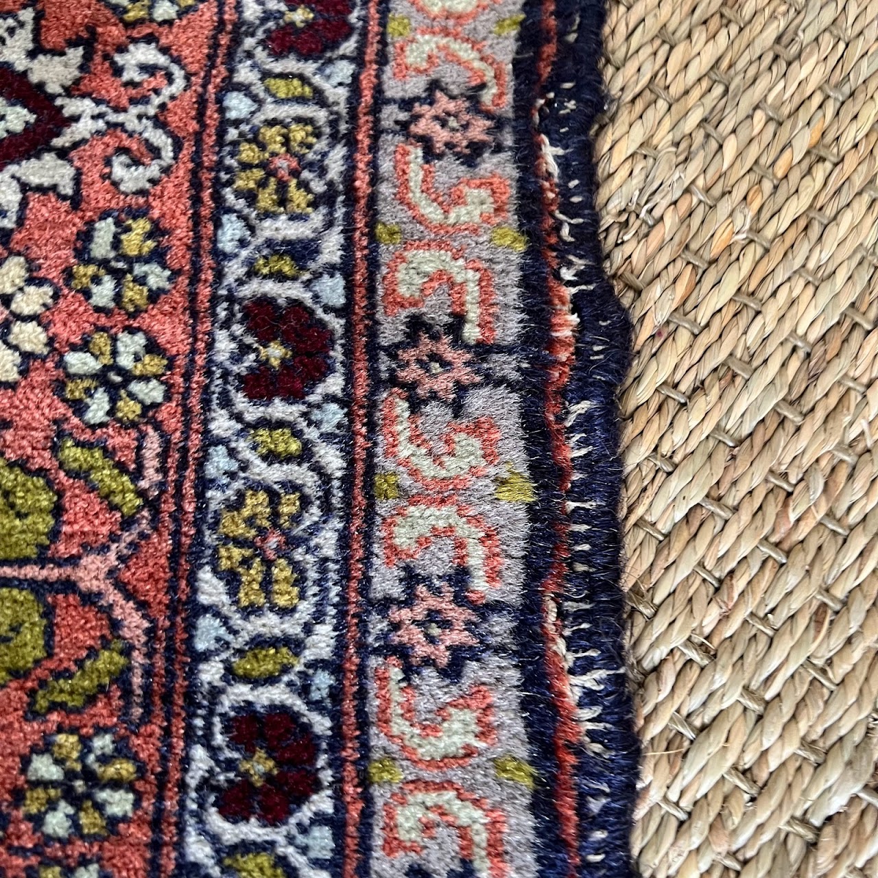 Wool Floral Area Rug