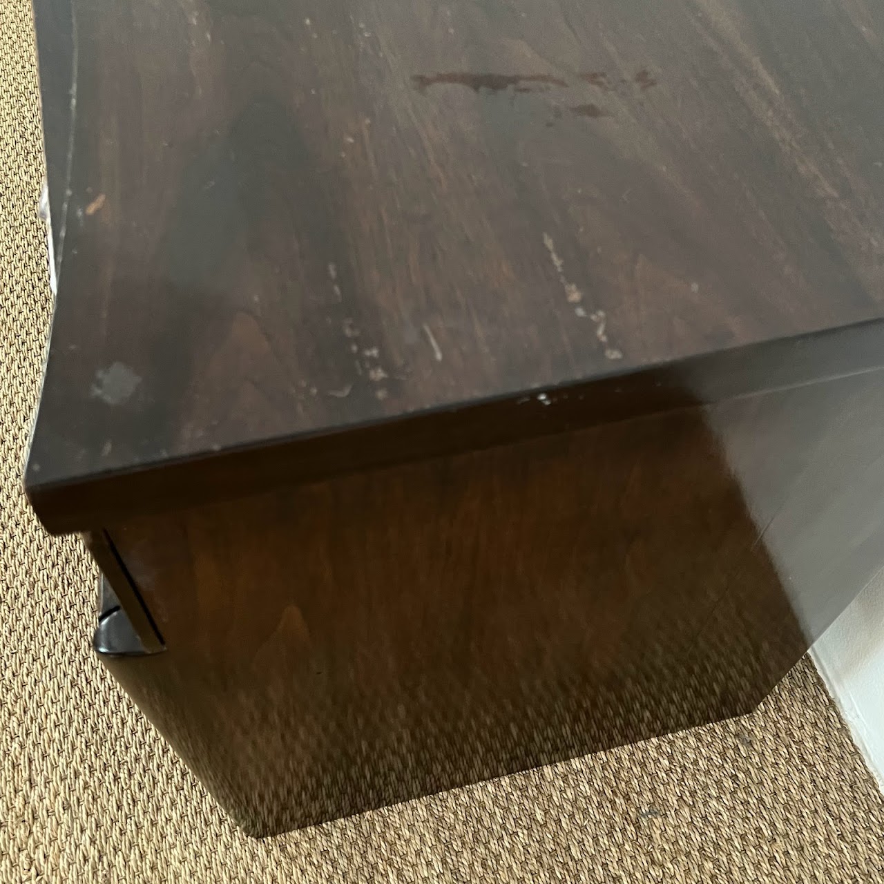 Mid-Century Mahogany End Table Pair