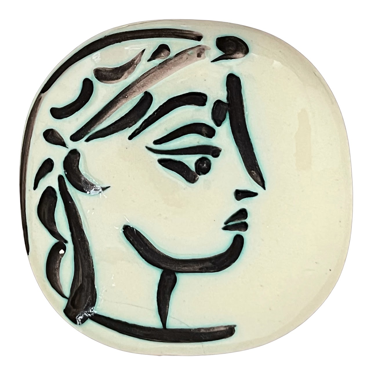 Pablo Picasso Madoura Ceramic 'Profil de Jacqueline'