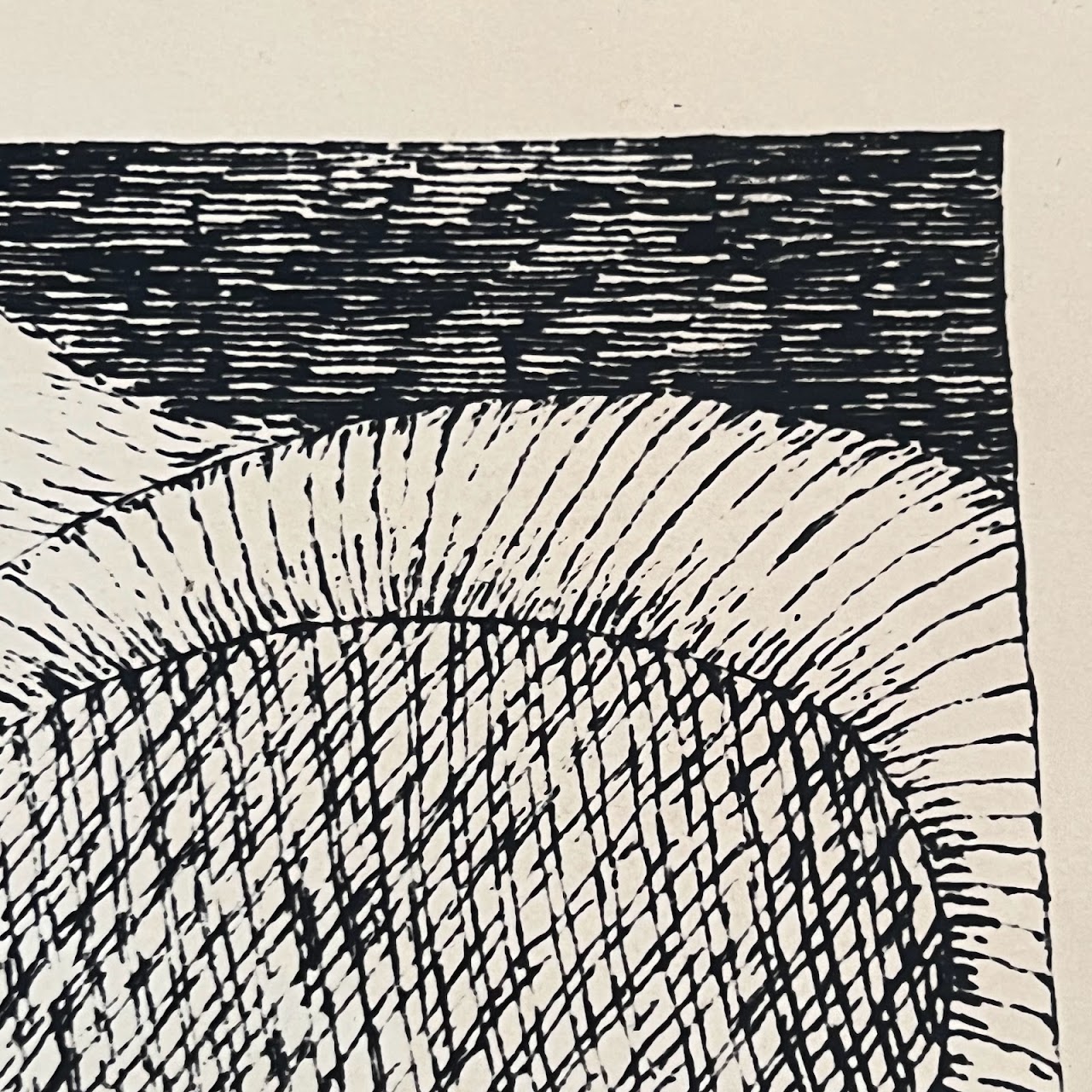 Edward Gorey Signed 'The Blue Aspic' Print