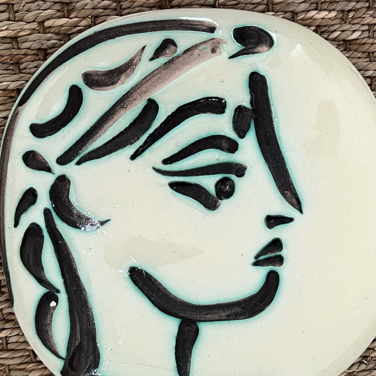 Pablo Picasso Madoura Ceramic 'Profil de Jacqueline'