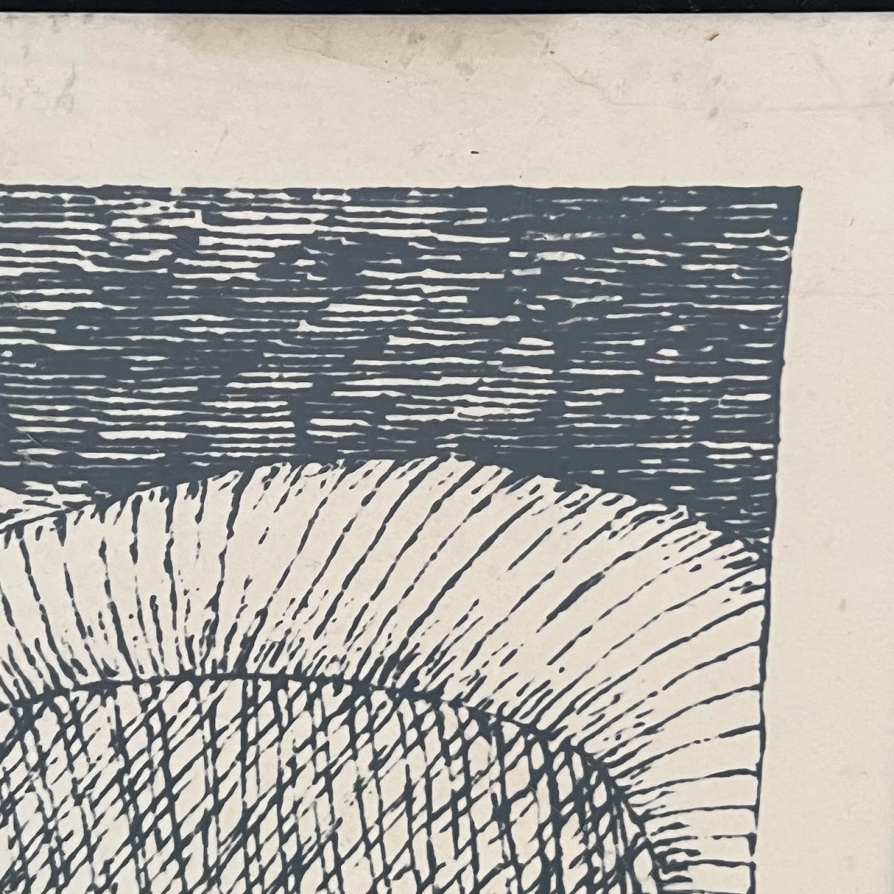 Edward Gorey Signed 'The Blue Aspic' Print