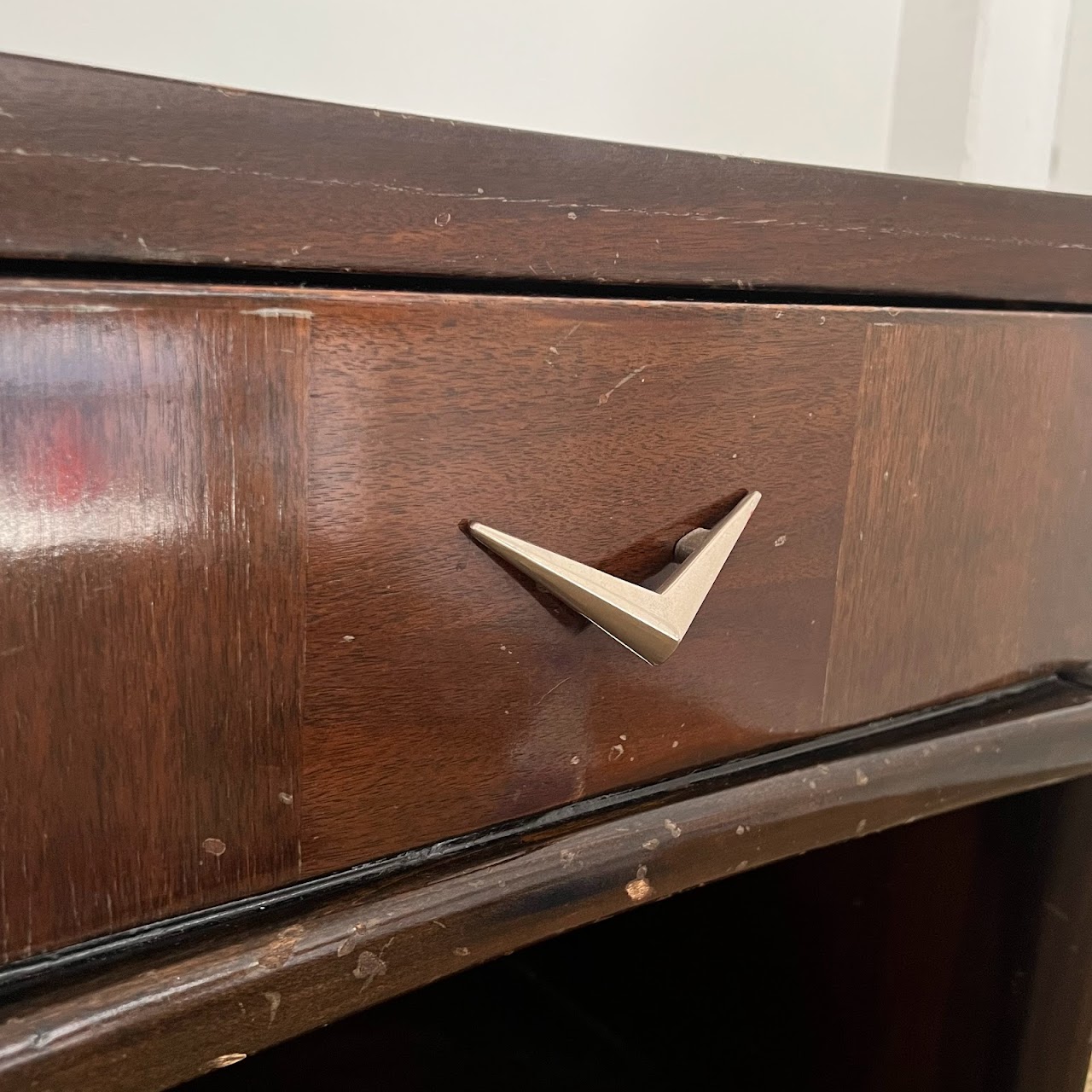 Mid-Century Mahogany End Table Pair