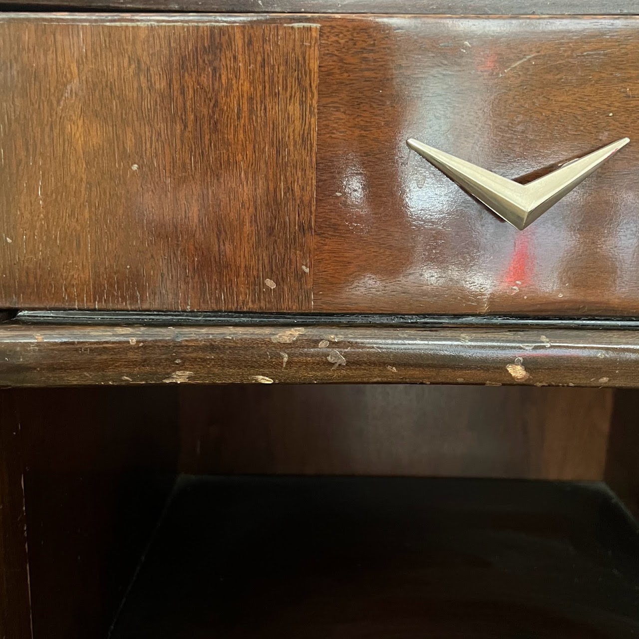 Mid-Century Mahogany End Table Pair