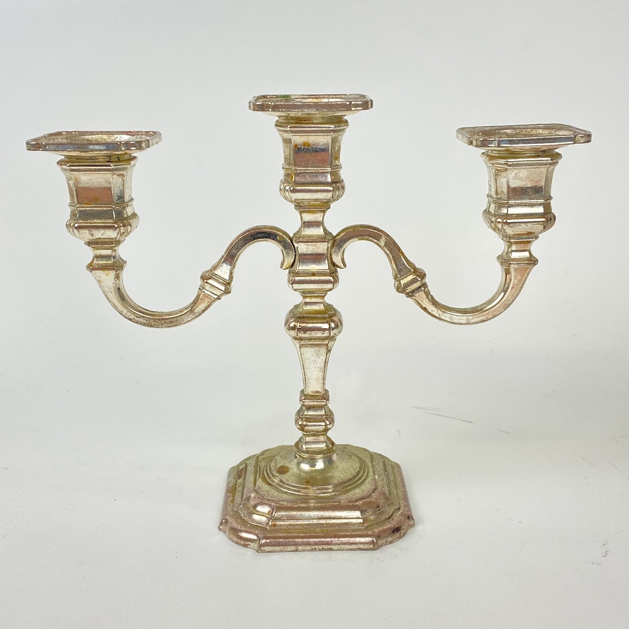 West German Three Arm Candelabra