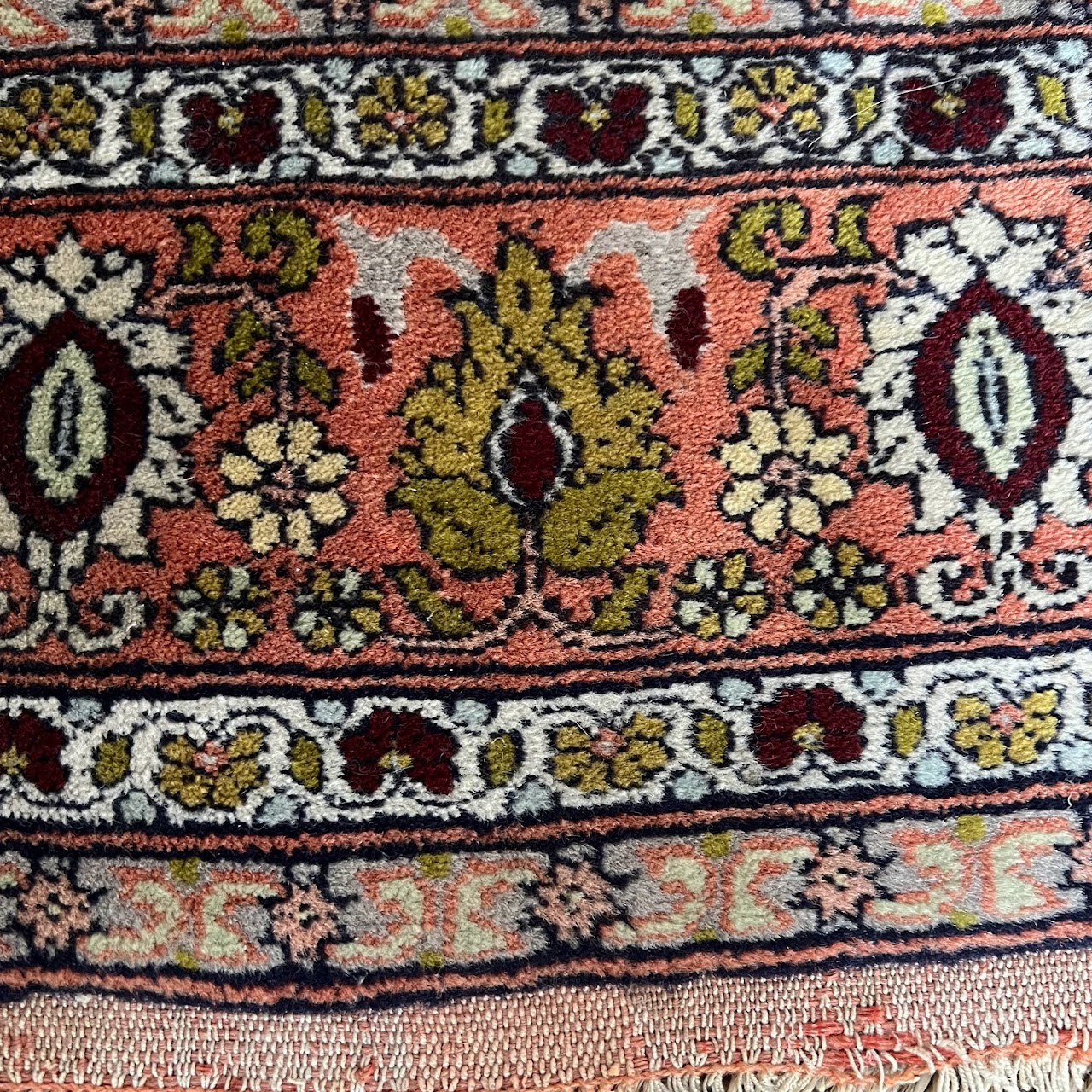 Wool Floral Area Rug