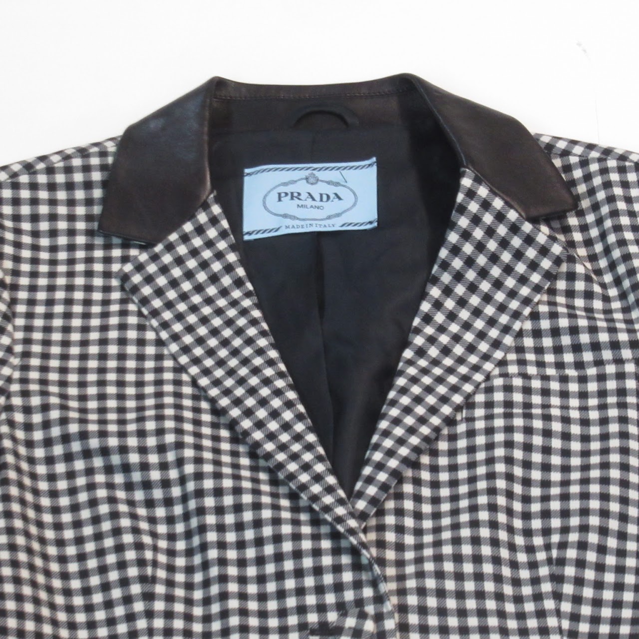 Prada Plaid Blazer