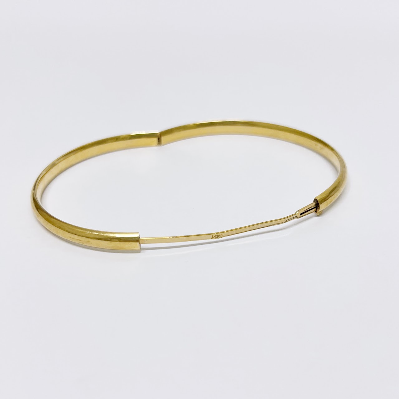 14K Gold Bangle Bracelet