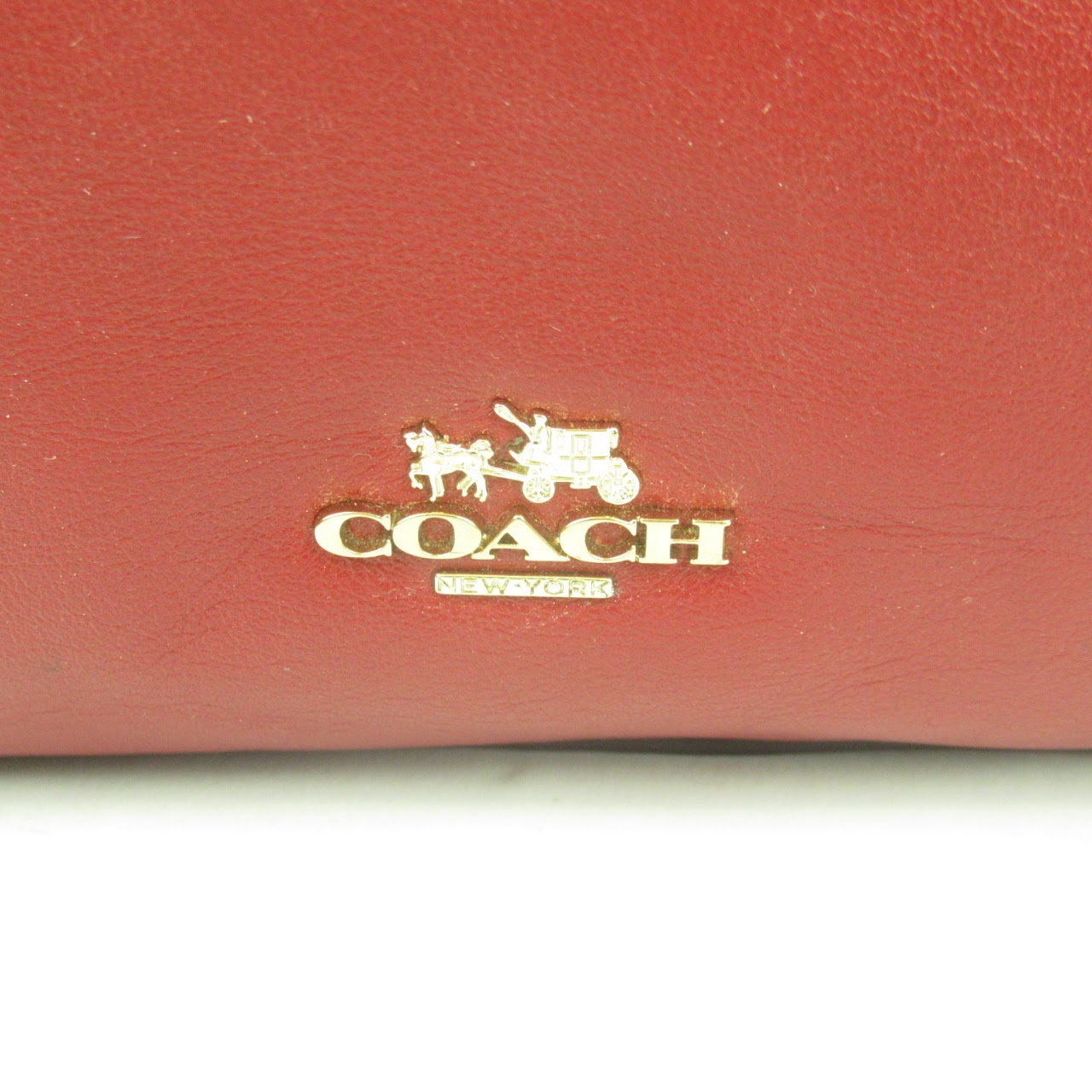 Coach Red Leather Crossbody