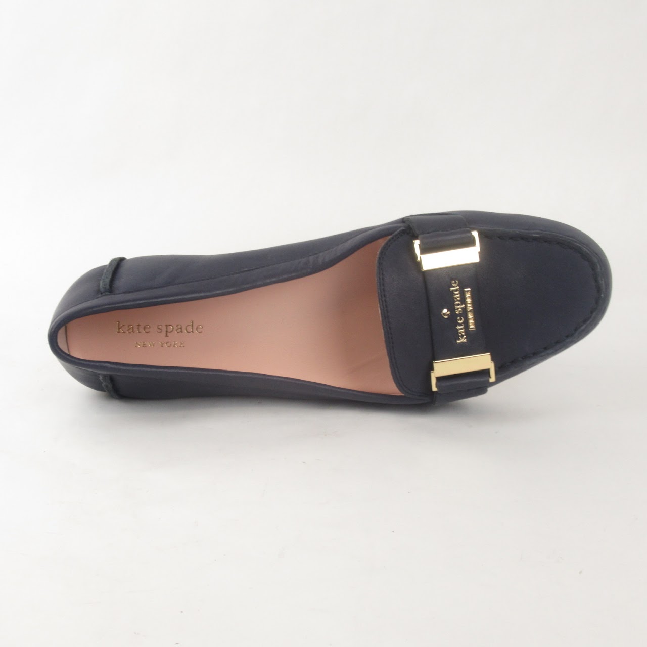 Kate Spade Blue Leather Loafers