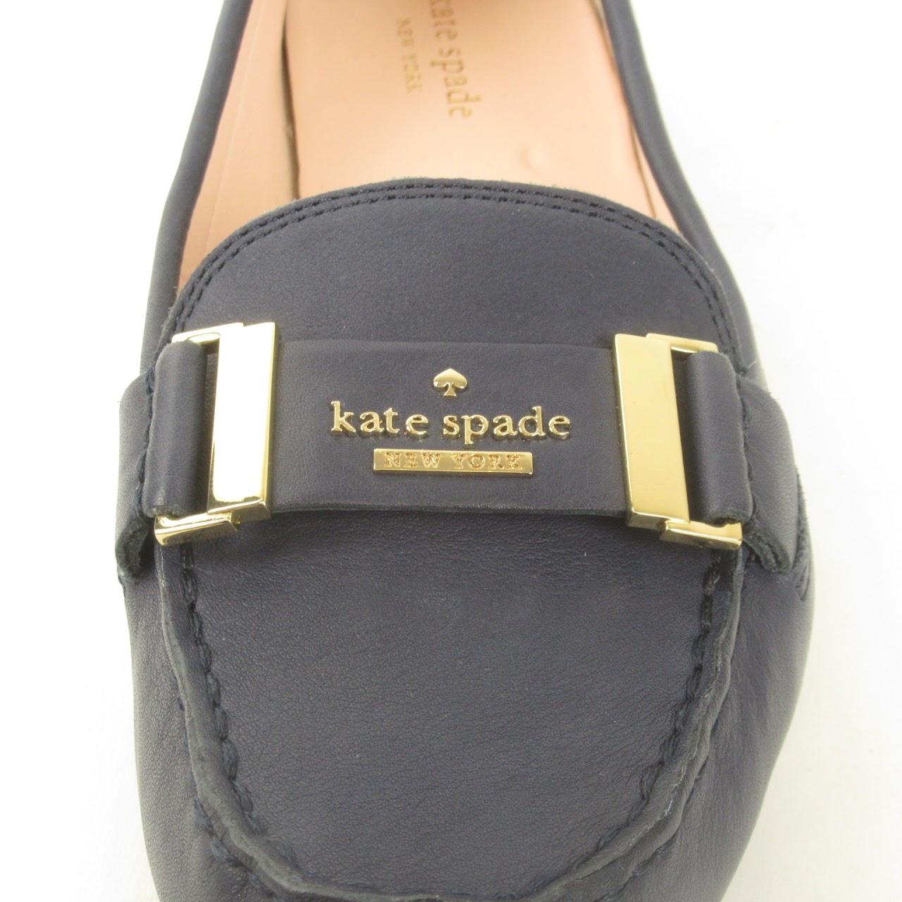 Kate Spade Blue Leather Loafers