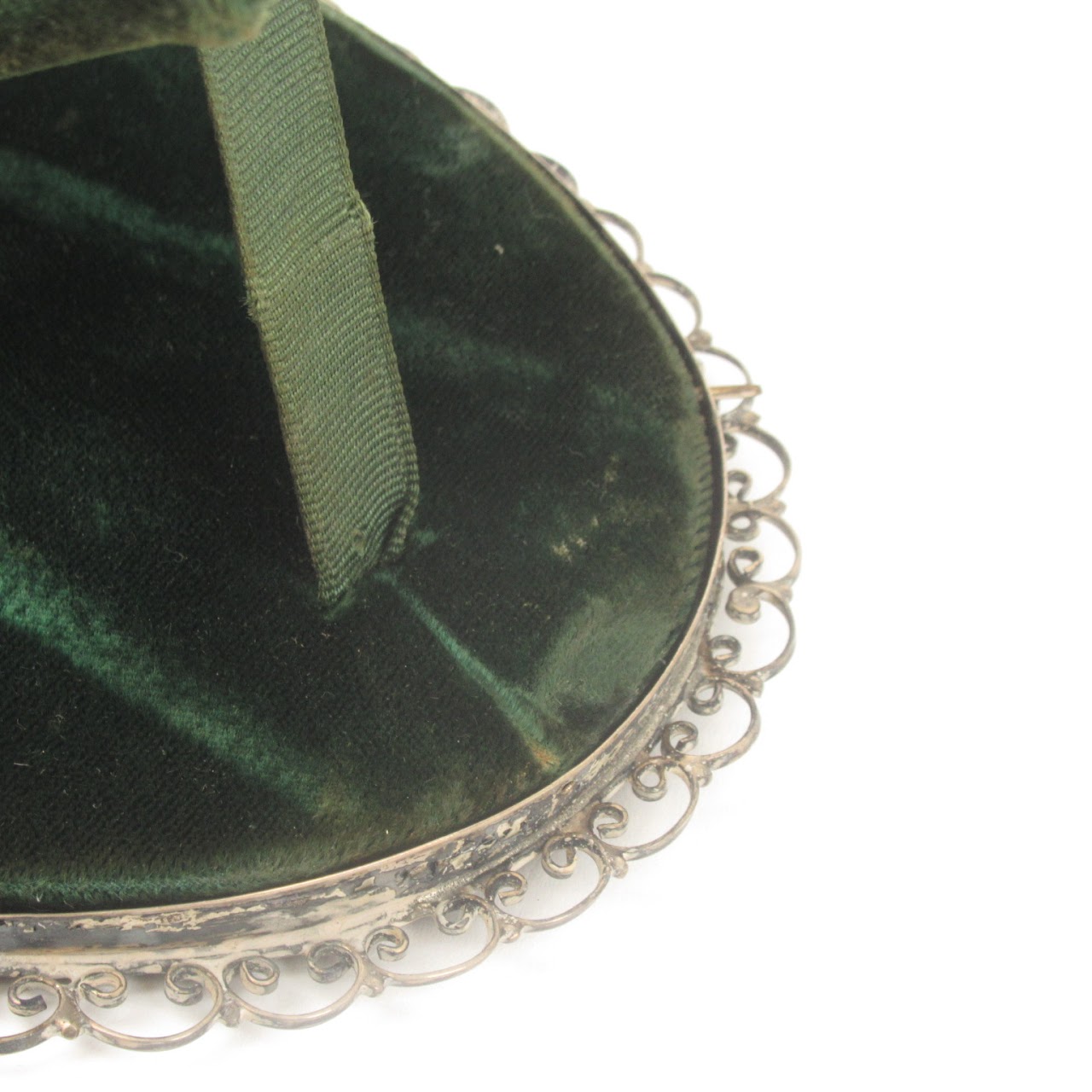 Sterling Silver Oval Picture Frame