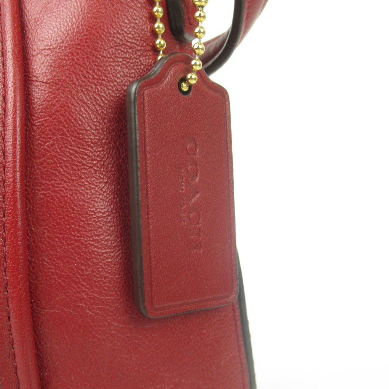 Coach Red Leather Crossbody