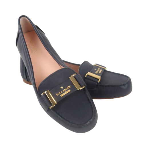 Kate Spade Blue Leather Loafers