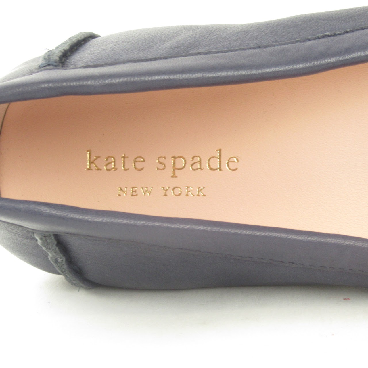 Kate Spade Blue Leather Loafers