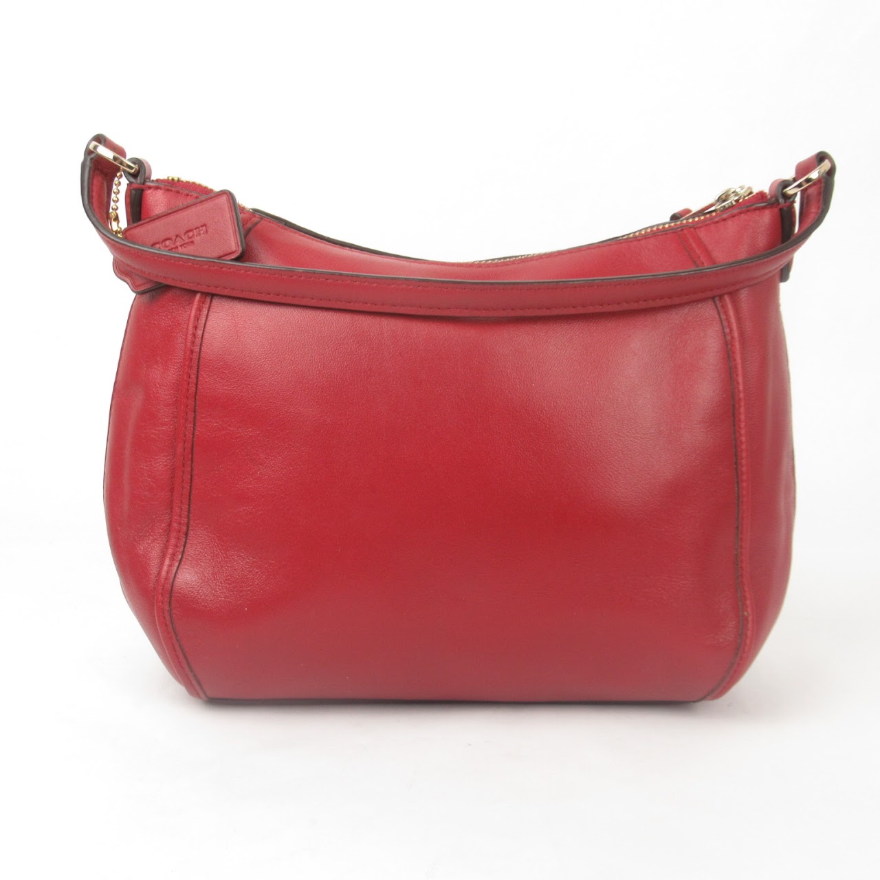 Coach Red Leather Crossbody