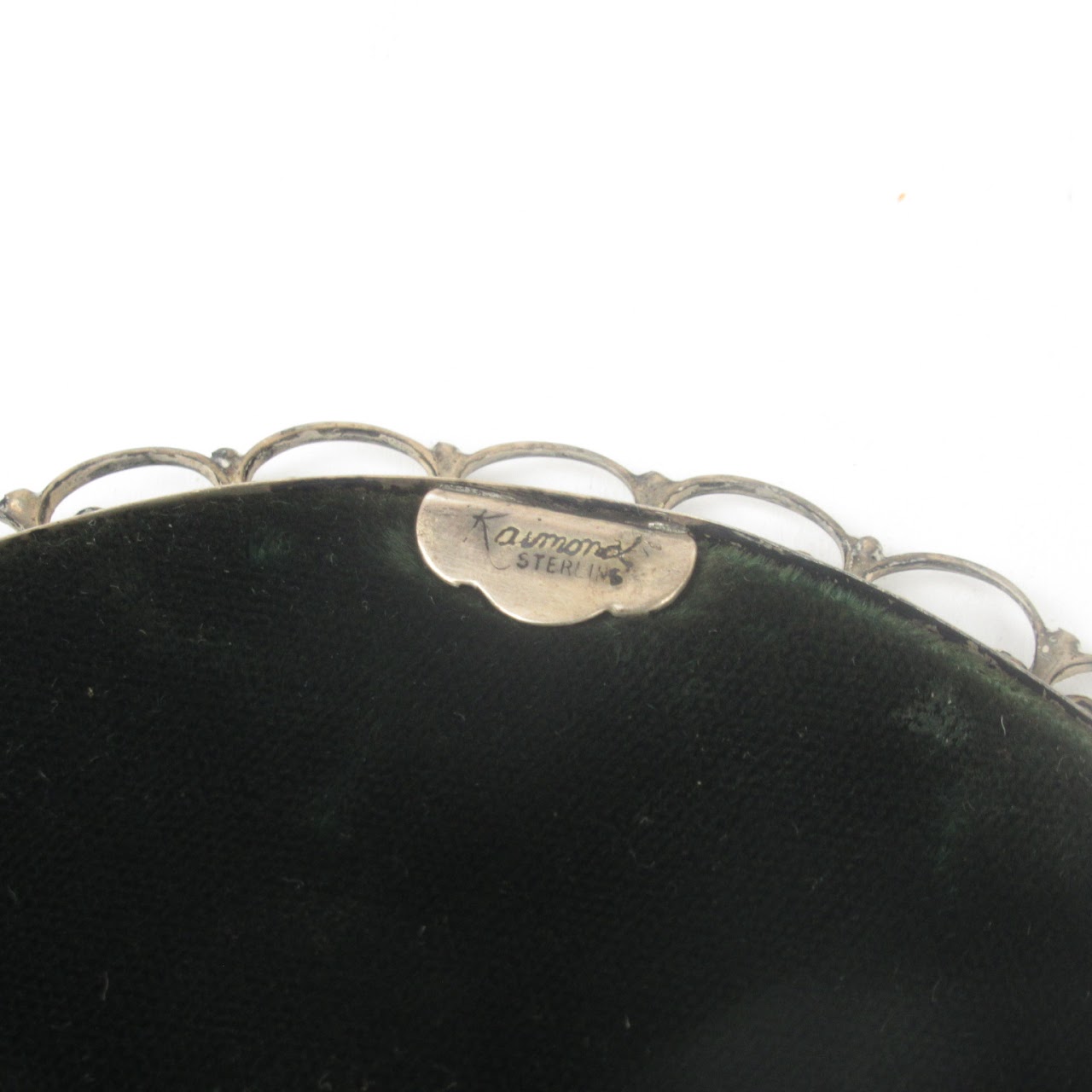 Sterling Silver Oval Picture Frame