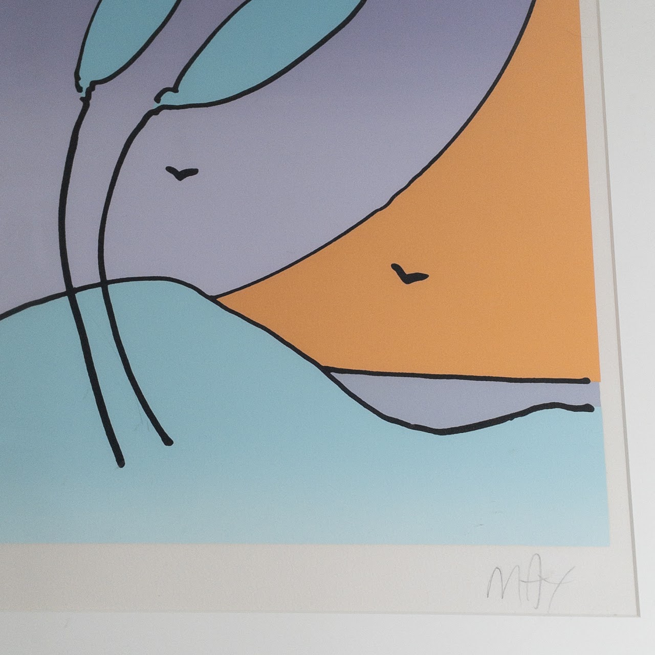 Peter Max Signed 'Space Flowers II' Serigraph