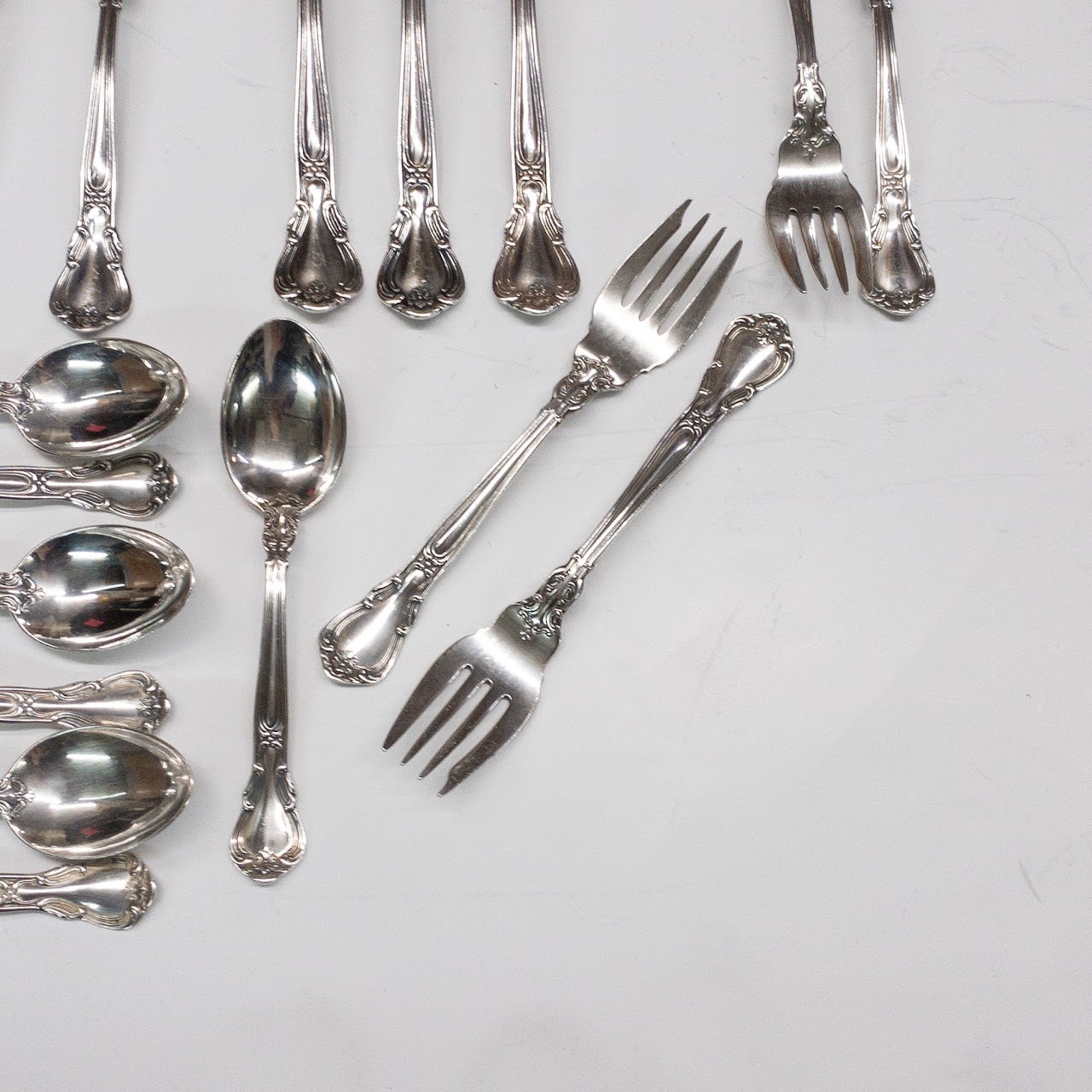 Sterling Silver Gorham Chantilly Flatware Lot