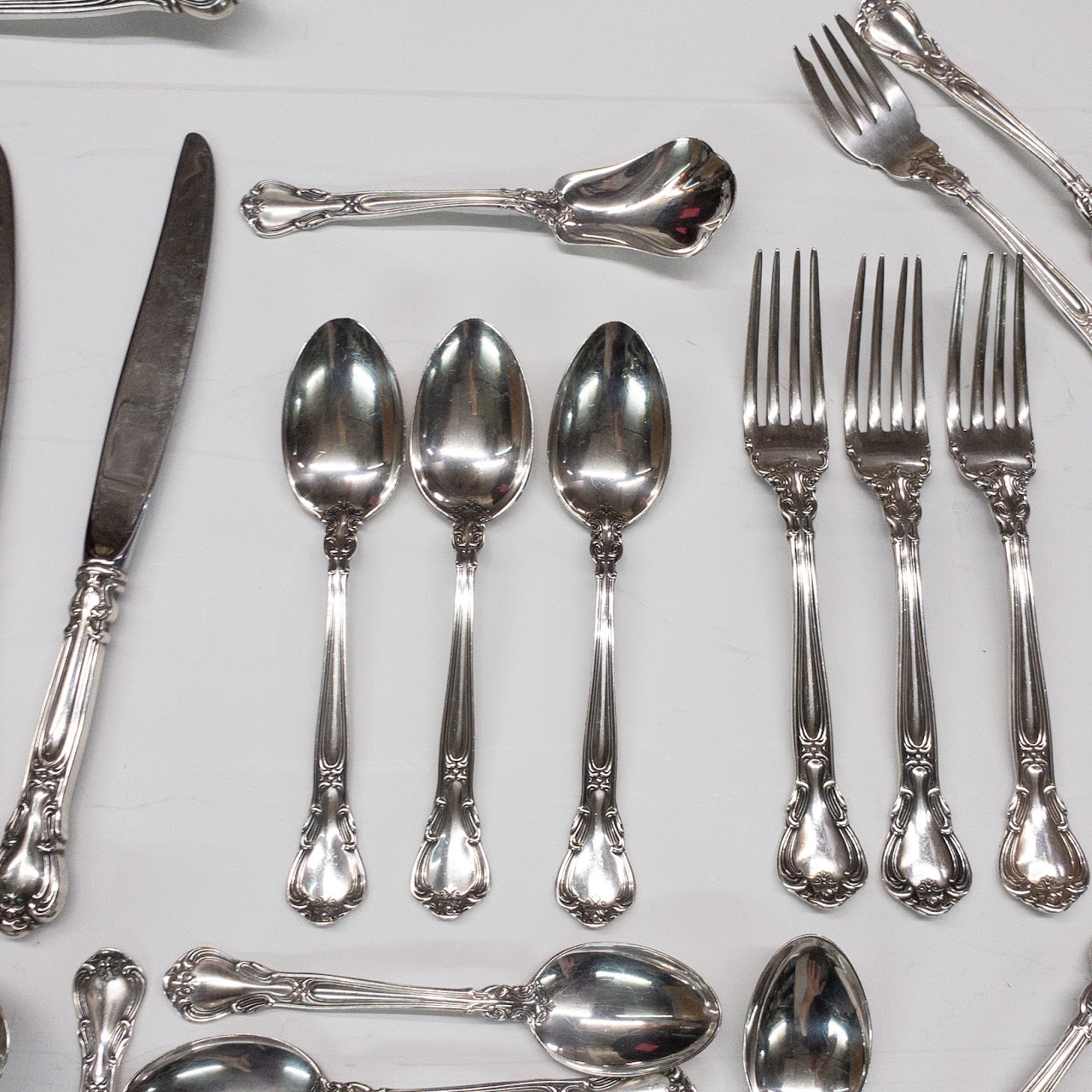 Sterling Silver Gorham Chantilly Flatware Lot