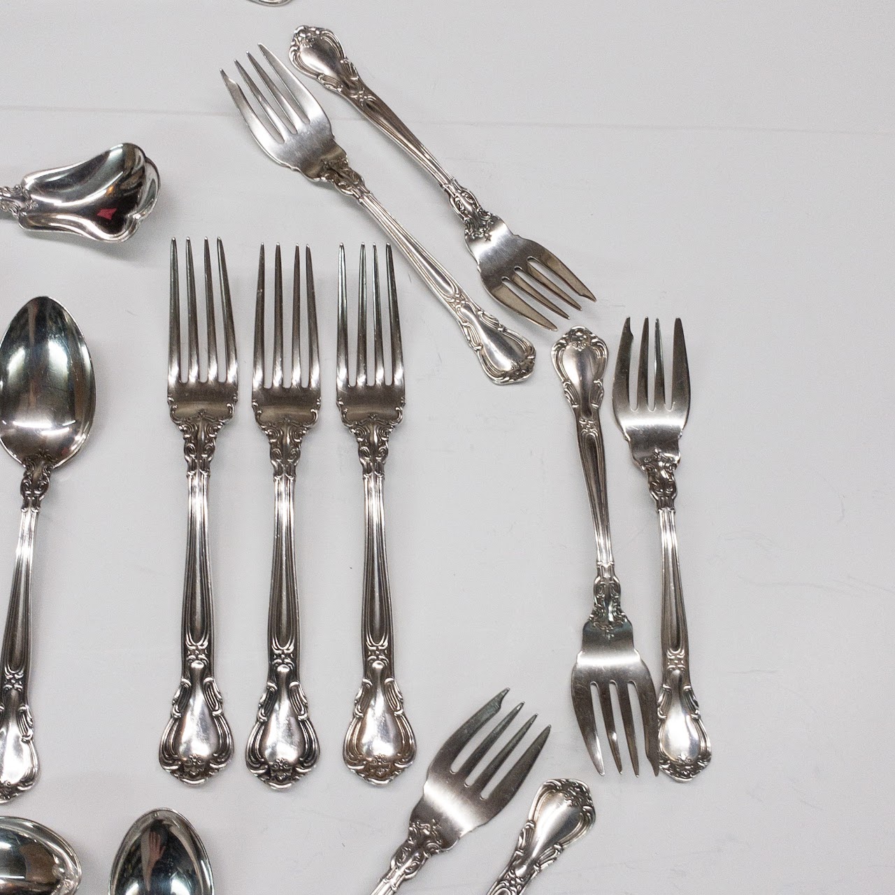 Sterling Silver Gorham Chantilly Flatware Lot