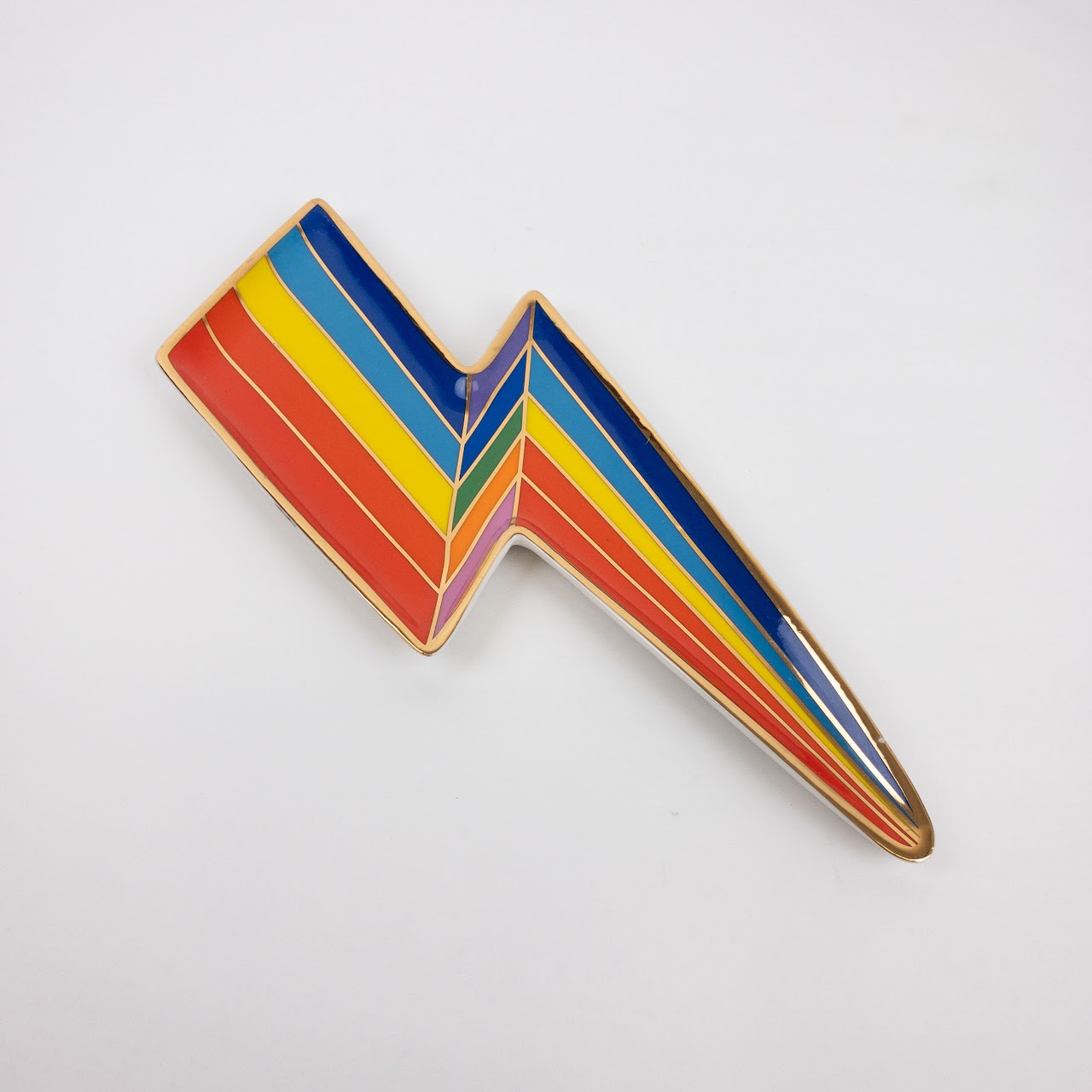 Jonathan Adler Rainbow Lightning Trinket Tray