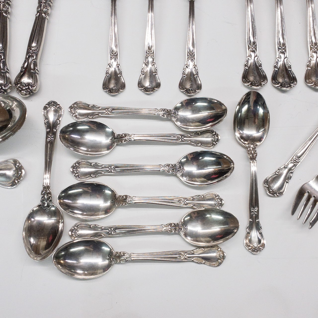 Sterling Silver Gorham Chantilly Flatware Lot