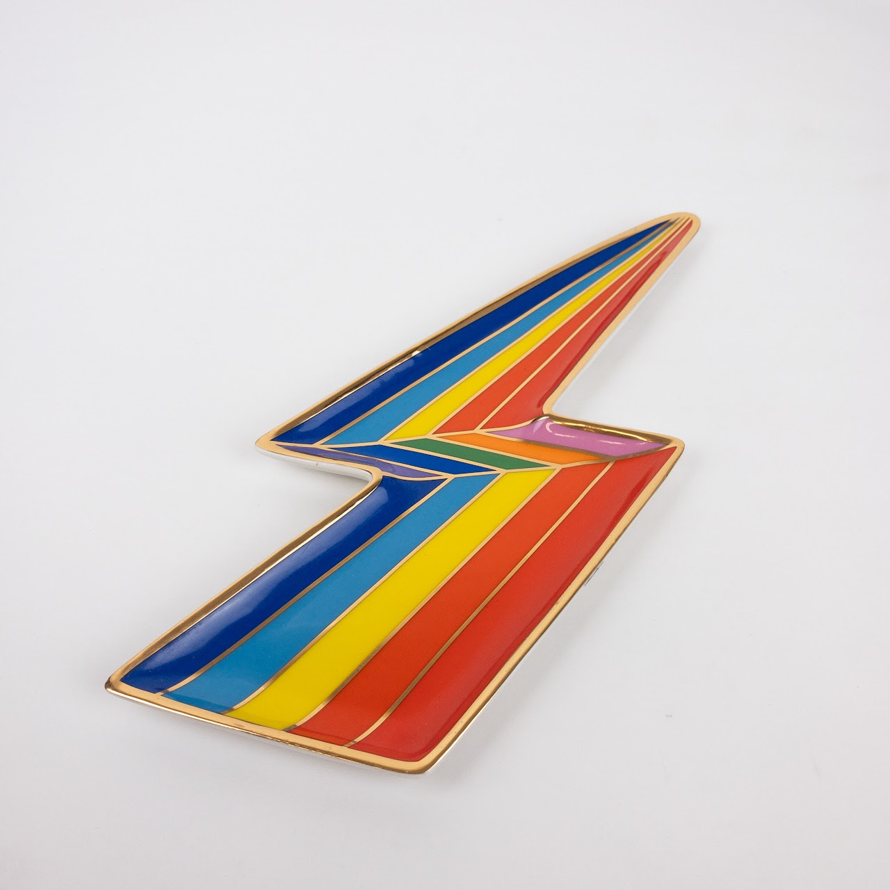 Jonathan Adler Rainbow Lightning Trinket Tray